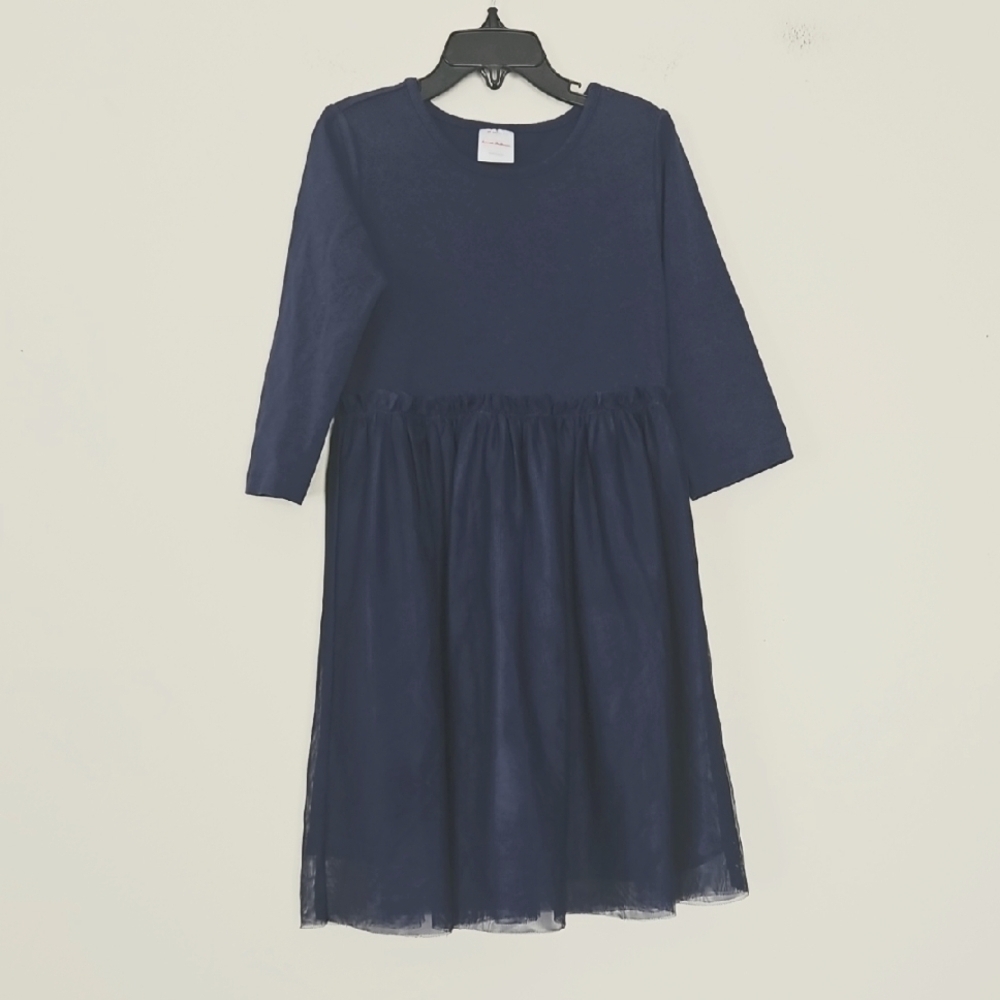 Hanna Anderson Navy Blue Kids Dress size 6-7